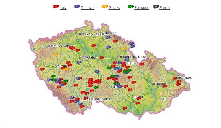 Kde jsou dojící roboti?